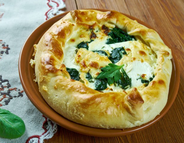 Tourte chèvre épinard