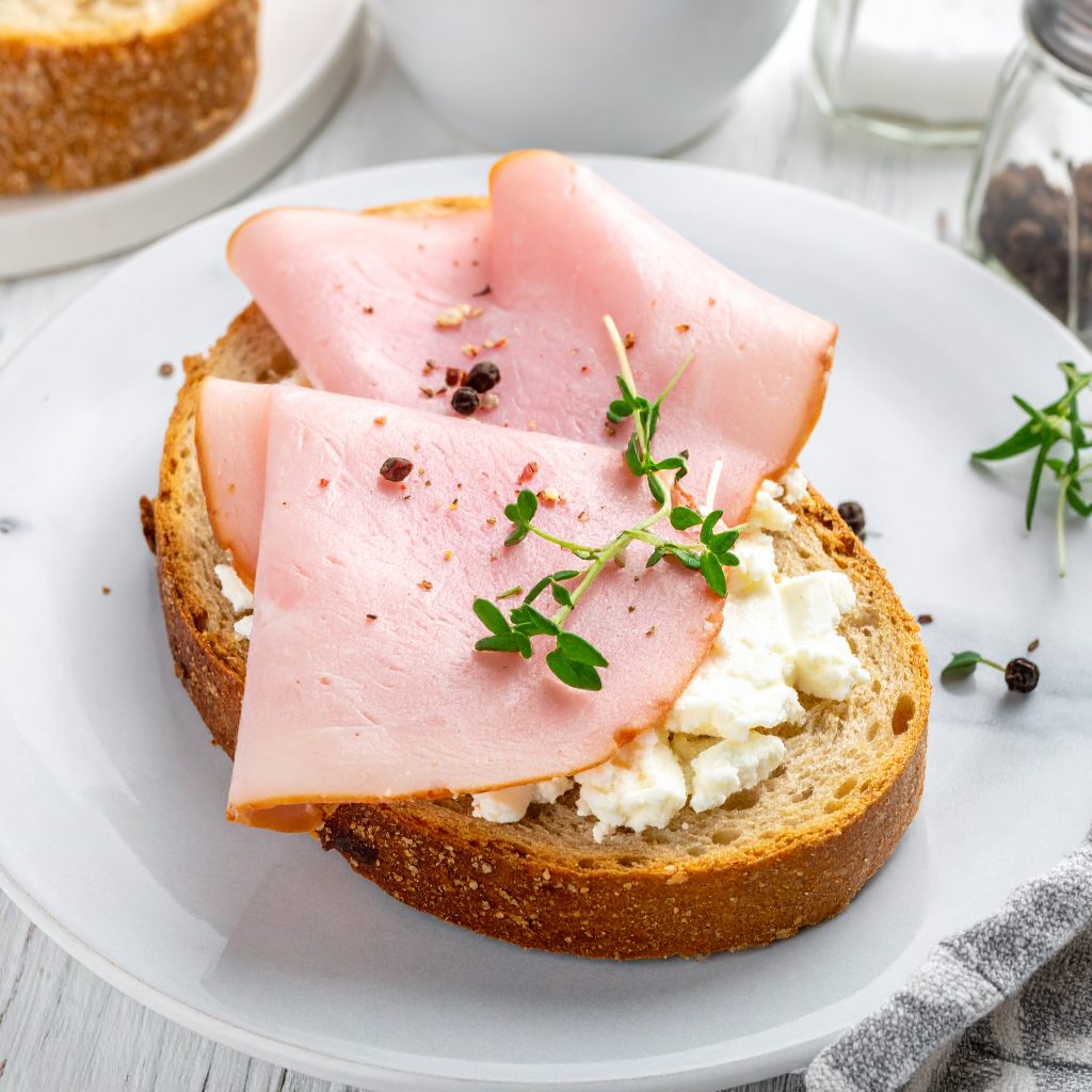 Chèvre chaud et jambon