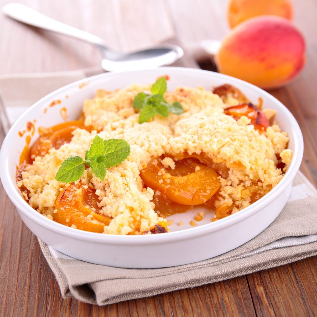 Crumble à l'abricot