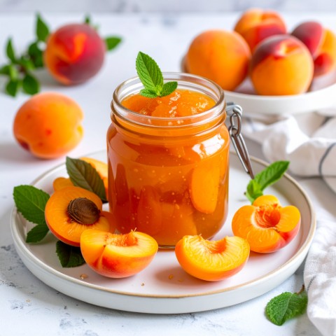 Compote de pomme et abricot