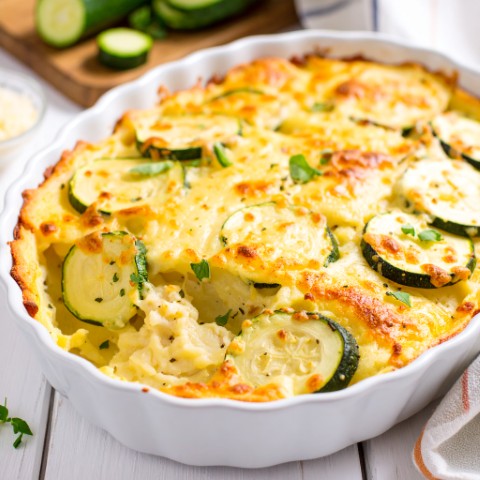 Gratin de pommes de terres et courgettes