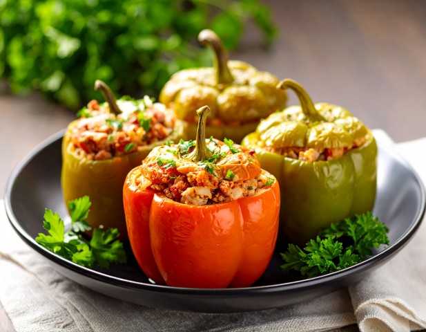 Poivrons farcies à la viande