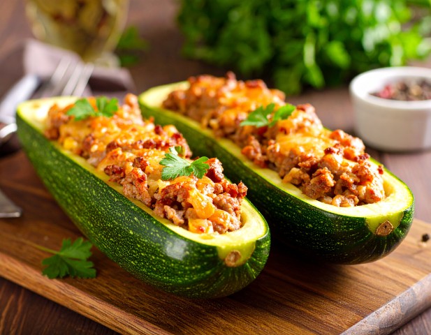 Courgette farcies à la viande hachée