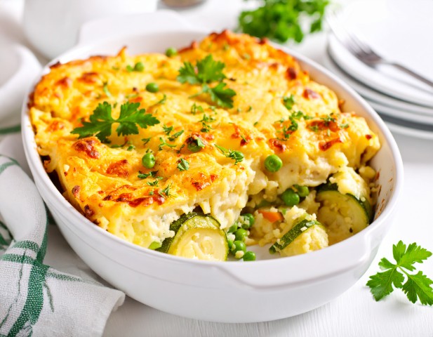Hachis parmentier de courgettes