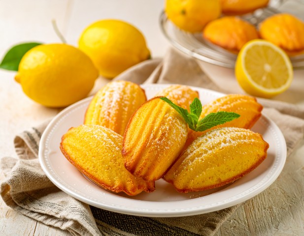 Madeleine au citron