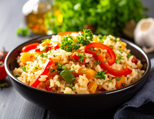 Risotto aux poivrons