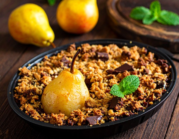 Crumble de poire et chocolat (Petit)