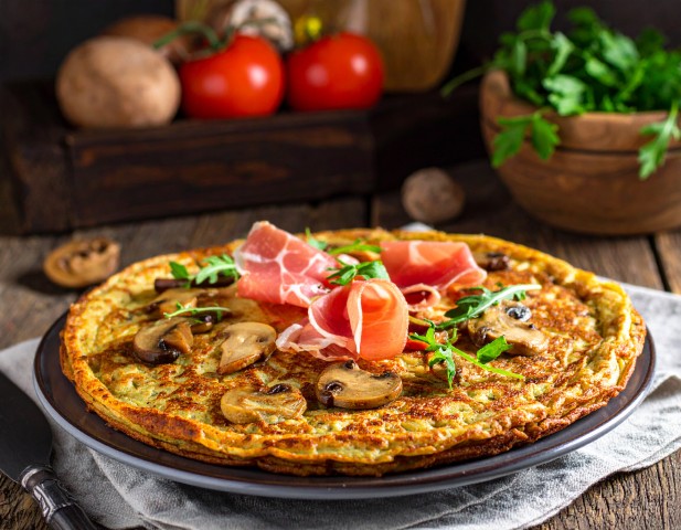 Galette bretonne au jambon et champignons (Petit)