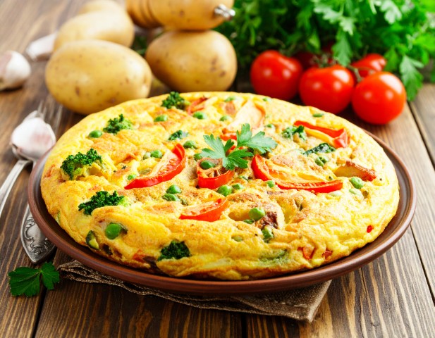 Omelette de pommes de terre aux légumes (Petit)