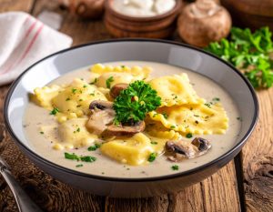 Ravioli à la crème de champignons (Petit)