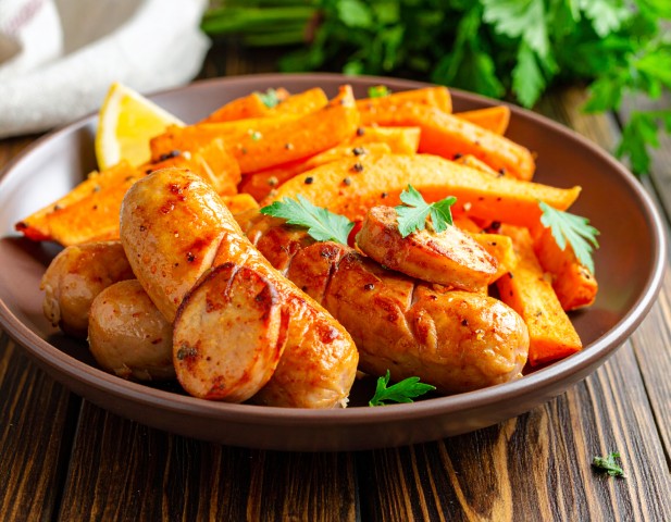 Saucisses et frites de carottes (Petit)