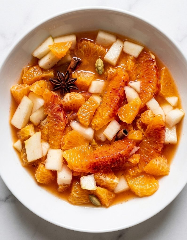 agrumes et poires